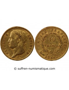 NAPOLÉON Ier - 40 FRANCS OR, TETE LAUREE - 1811 A PARIS