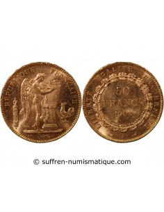 GENIE ﻿- 50 FRANCS OR 1904 A PARIS﻿