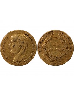 BONAPARTE 1er CONSUL - 20 FRANCS OR AN 12 A PARIS 2