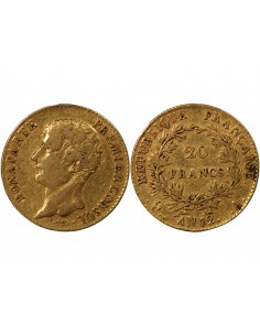 BONAPARTE 1er CONSUL - 20 FRANCS OR AN 12 A PARIS 2