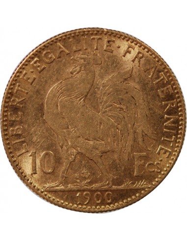 MARIANNE, COQ - 10 FRANCS OR 1900