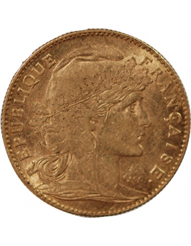 MARIANNE, COQ - 10 FRANCS OR 1900