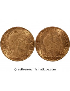 MARIANNE, COQ - 10 FRANCS OR 1900
