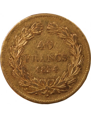 Louis-Philippe Ier 40 Francs Or 1834 A Paris