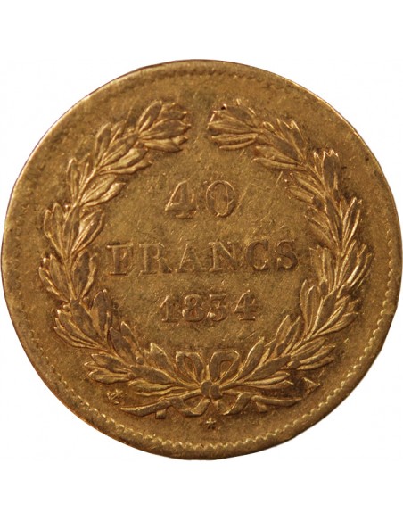 Louis-Philippe Ier 40 Francs Or 1834 A Paris