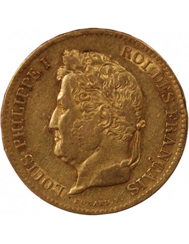 Louis-Philippe Ier 40 Francs Or 1834 A Paris