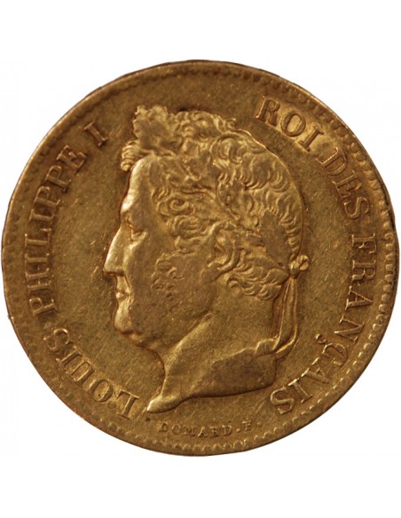 Louis-Philippe Ier 40 Francs Or 1834 A Paris