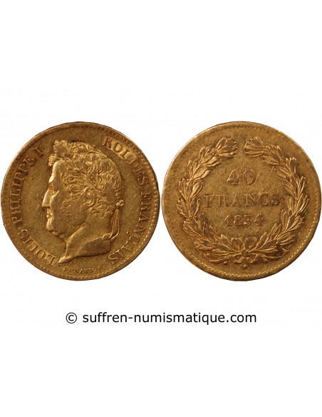Louis-Philippe Ier 40 Francs Or 1834 A Paris