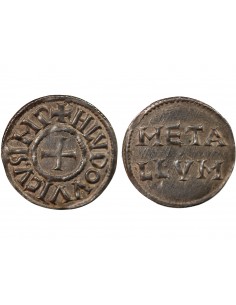 Louis Ier 1 denier Argent 819-822 Melle 2