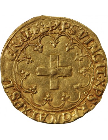 FRANCOIS Ier - ECU D'OR A LA CROISETTE - 1541/1547 D LYON