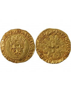 FRANCOIS Ier - ECU D'OR A LA CROISETTE - 1541/1547 D LYON 2