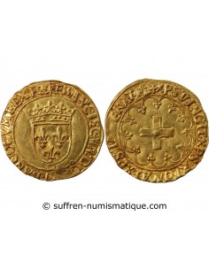 FRANCOIS Ier - ECU D'OR A LA CROISETTE - 1541/1547 D LYON