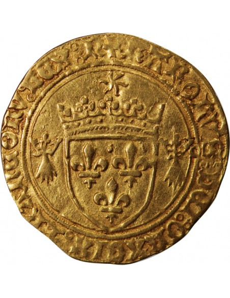 Charles VIII 01-févr ecu d'or Or 1492-1498 T Nantes