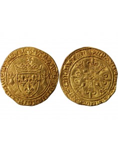 Charles VIII 01-févr ecu d'or Or 1492-1498 T Nantes 2