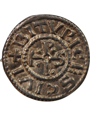 Charles II 1 denier Argent 840-855 Le Mans