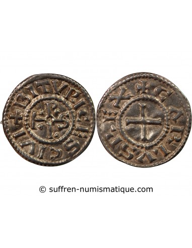 Charles II 1 denier Argent 840-855 Le Mans