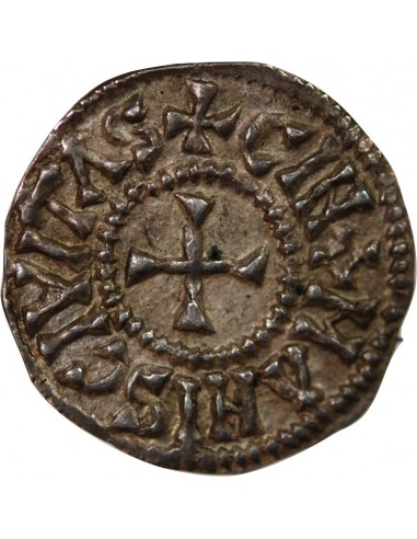 Charles II 1 denier Argent 964-875 Le Mans