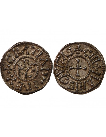 Charles II 1 denier Argent 964-875 Le Mans