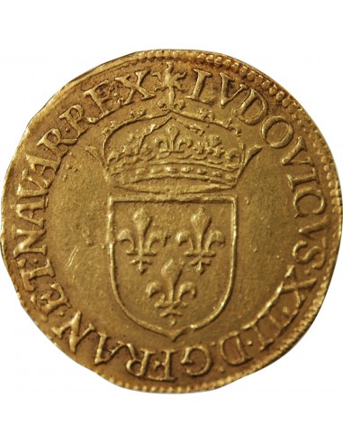 Louis XIII 1 ecu d'or Or 1631 A Paris