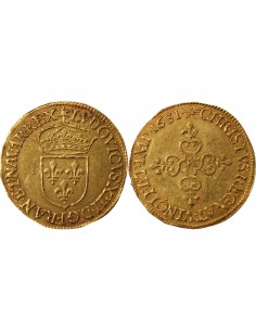 Louis XIII 1 ecu d'or Or 1631 A Paris 2