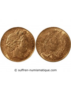 IIIe REPUBLIQUE, CERES ﻿- 10 FRANCS OR 1896 A PARIS﻿