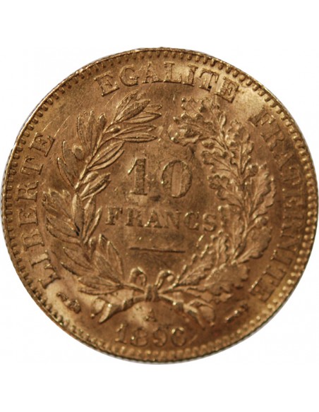 IIIe REPUBLIQUE, CERES ﻿- 10 FRANCS OR 1896 A PARIS﻿