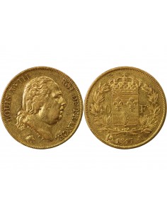 LOUIS XVIII﻿ - 40 FRANCS OR 1817 A PARIS﻿ 2