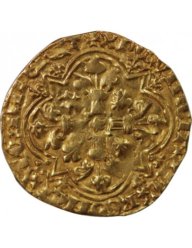 Charles VII 1 agnel d'or Or 1427-1462 N Montpellier