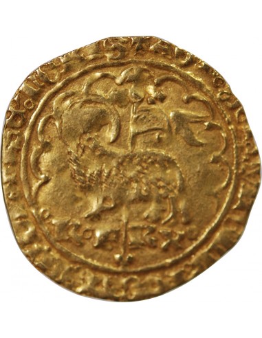 Charles VII 1 agnel d'or Or 1427-1462 N Montpellier