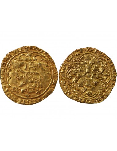 Charles VII 1 agnel d'or Or 1427-1462 N Montpellier