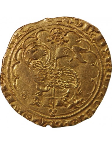 Charles VII 1 agnel d'or Or 1427-1462 N Montpellier