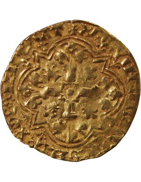 Charles VII 1 agnel d'or Or 1427-1462 N Montpellier