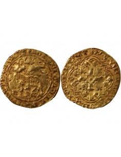 Charles VII 1 agnel d'or Or 1427-1462 N Montpellier 2