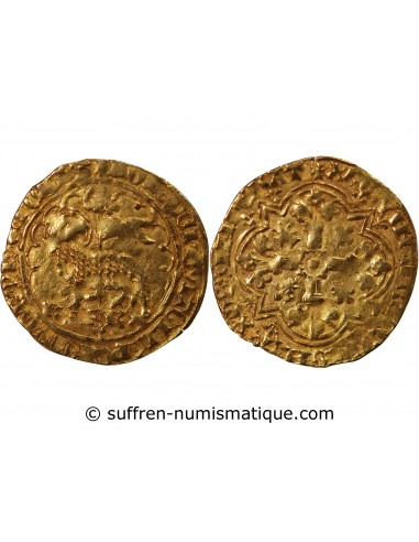 Charles VII 1 agnel d'or Or 1427-1462 N Montpellier