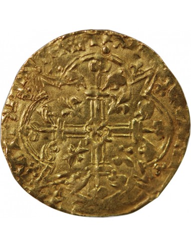 Charles VII 1 agnel d'or Or 1427-1462 N Montpellier