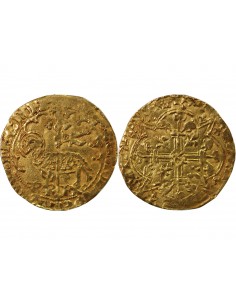 Charles VII 1 agnel d'or Or 1427-1462 N Montpellier 2