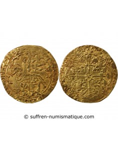 Charles VII 1 agnel d'or Or 1427-1462 N Montpellier