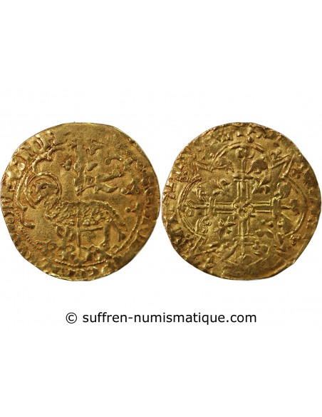 Charles VII 1 agnel d'or Or 1427-1462 N Montpellier