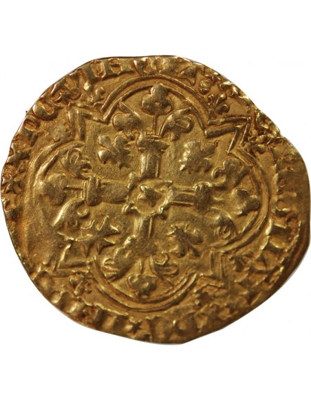 Charles VII 1 agnel d'or Or 1427-1462 N Montpellier
