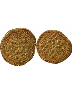 Charles VII 1 agnel d'or Or 1427-1462 N Montpellier 2