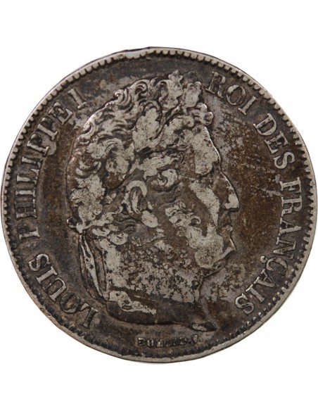 LOUIS PHILIPPE - 5 FRANCS ARGENT 1832 T NANTES