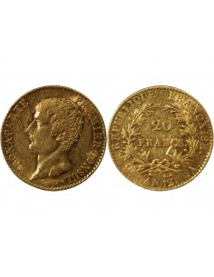 BONAPARTE 1er CONSUL - 20 FRANCS OR AN 12 A PARIS 2
