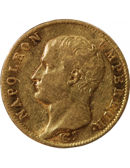 Napoléon Ier, Empereur de France, Roi d'Italie 20 Francs Or 1806 A Paris