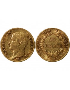 Napoléon Ier, Empereur de France, Roi d'Italie 20 Francs Or 1806 A Paris 2