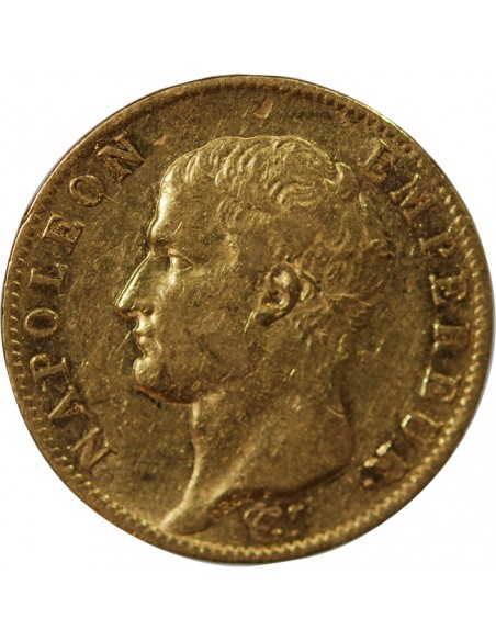 Napoléon Ier, Empereur de France, Roi d'Italie 20 Francs Or 1806 A Paris