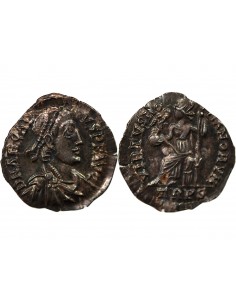 Rome Empire Arcadius 1 silique Argent 393-394 Trèves 2