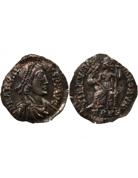Rome Empire Arcadius 1 silique Argent 393-394 Trèves