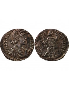 Rome Empire Arcadius 1 silique Argent 393-394 Trèves 2