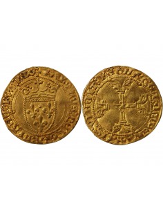 Charles VII 01-févr ecu Or 1438-1445 A Paris 2
