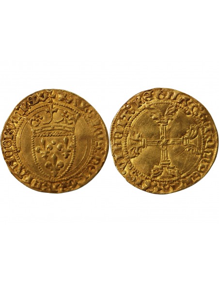 Charles VII 01-févr ecu Or 1438-1445 A Paris